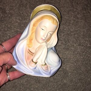 Vintage Lefton Holy Mary Planter